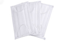 Dust Proof Comfortable 3 Ply Face Mask White Color Disposable Earloop Face Mask supplier