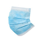 Blue 3 Ply Disposable Face Mask / Disposable Mouth Mask With Earloop supplier