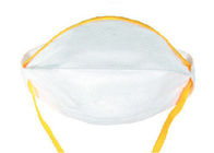 Foldable FFP1 Dust Mask Unique Fastener Design Durable Yellow Color Straps supplier