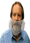 White Color Disposable Nylon Mesh Beard Cover Polyester Fabric Material supplier