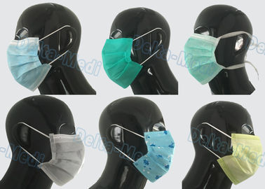 Comfortable Disposable Face Mask Lightweight With Adjustable Nose Bridge Clamp supplier