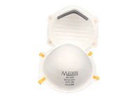 White Color FFP1 Dust Mask , Dust Protection Mask With Aluminum Nose Clip supplier