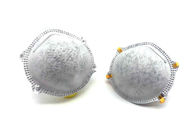 Gray Carbon Cup Fine Particle Mask , Active Carbon Dust And Particle Mask supplier