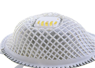 Active Carbon Antibacterial Face Mask / Welding Respirator 4 Plyer Excellent Filtration supplier