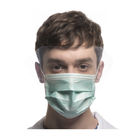 Non Woven Disposable Dust Mask Fluid Resistant With A Clear Plastic Eye Shield supplier