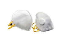 White Breathable FFP2V N95 Dust Mask / Disposable N95 Mask For Convenient Usage supplier