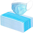 Blue 3 Ply Disposable Face Mask / Disposable Mouth Mask With Earloop supplier