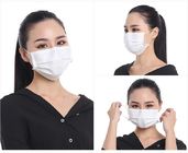 White Color 3 Ply Disposable Face Mask CE FDA ISO13485 Certification supplier