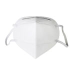 Safety Protective Fold Flat Mask , Disposable N95 Mask With High Filter Efficiency supplier