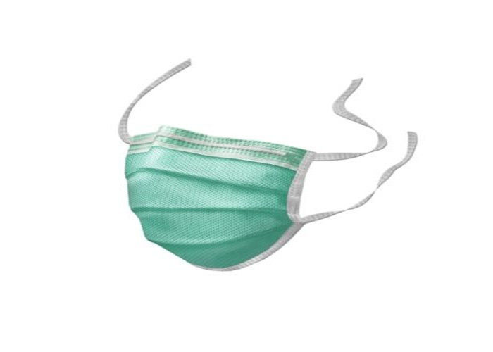 High Breathability Disposable Mouth Mask anti dust Size 17.5 x 9.5 cm supplier