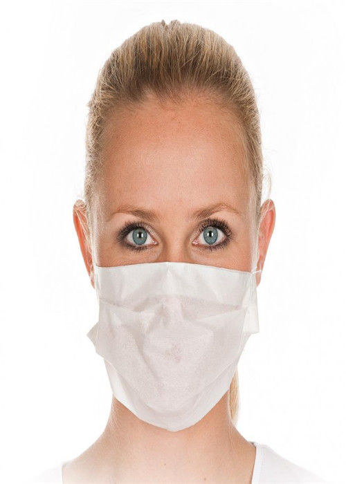 Soft Lining Disposable Face Mask , Disposable 2 Ply Face Mask Fiberglass Free supplier