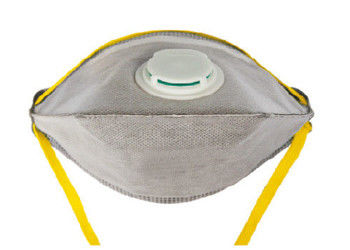 Elasticated Strap FFP2 Dust Mask Horizontal Foldable 4-Ply Non Woven Material supplier