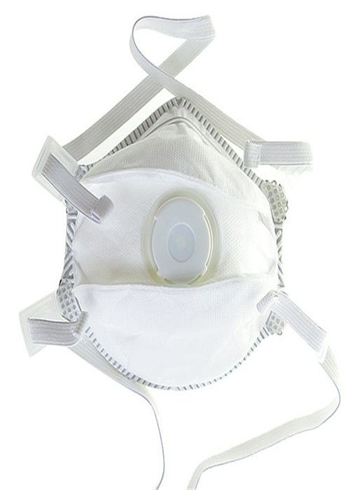 Fluid Proof FFP2 Dust Mask Anti Pollution Single Use With Adjustable Head Strap supplier