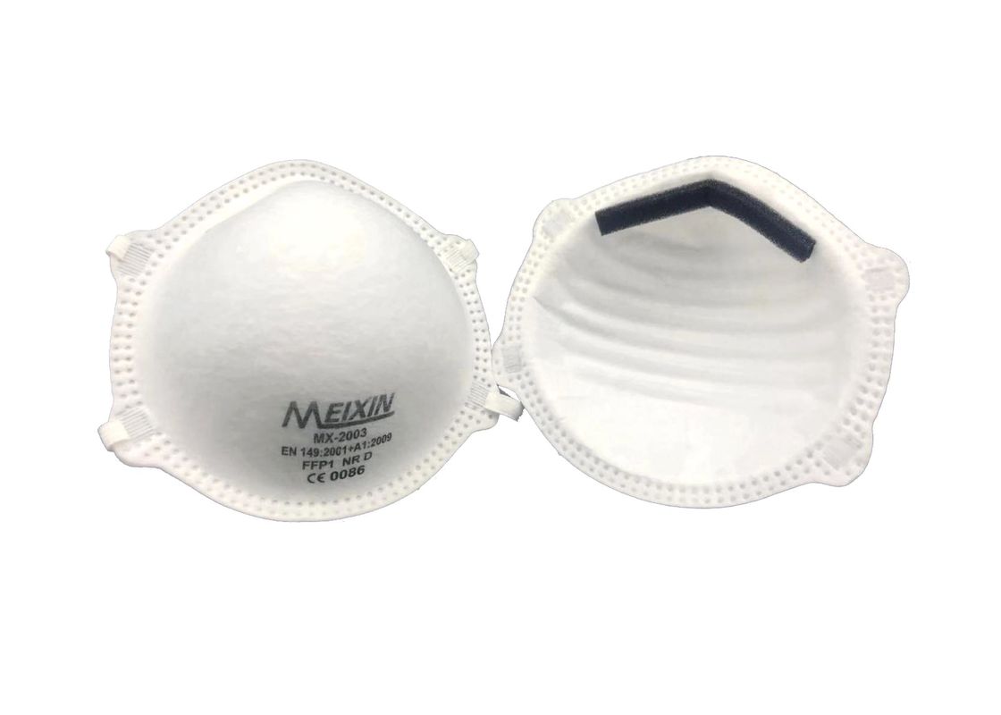 Cup Shaped Anti Pollution Dust Mask For Construction / Mining / Textile supplier