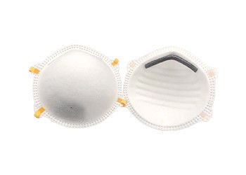 White Color FFP2 Dust Mask , FFP2 Nr D Mask For Cycling / Camping / Travel supplier