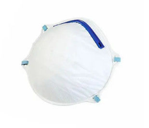 Light Weight Cone Dust Mask Easy Using PET Material With Steel Nose Clip supplier