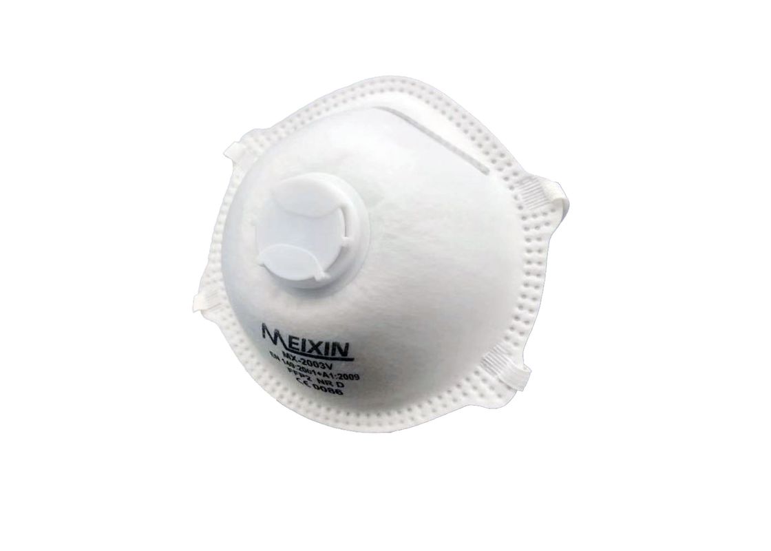 Unique Design Mold Filter Mask , FFP2V D Carbon Filter Dust Mask Non Toxic supplier