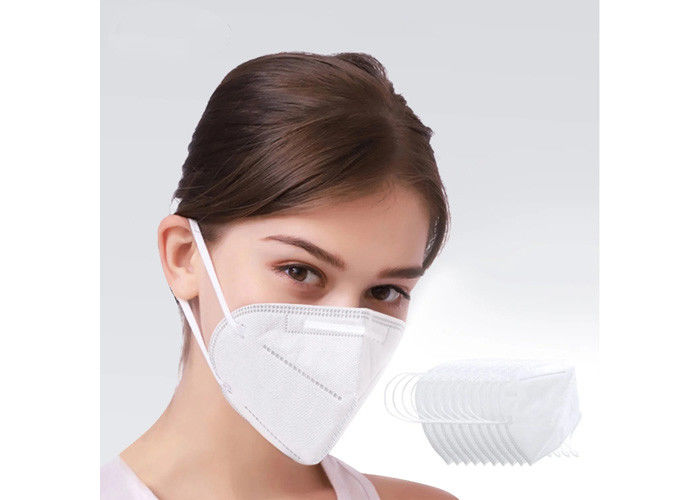 Anti Dust Fluid Resistant Face Mask , N95 Mouth Mask For Environmental Sanitation supplier