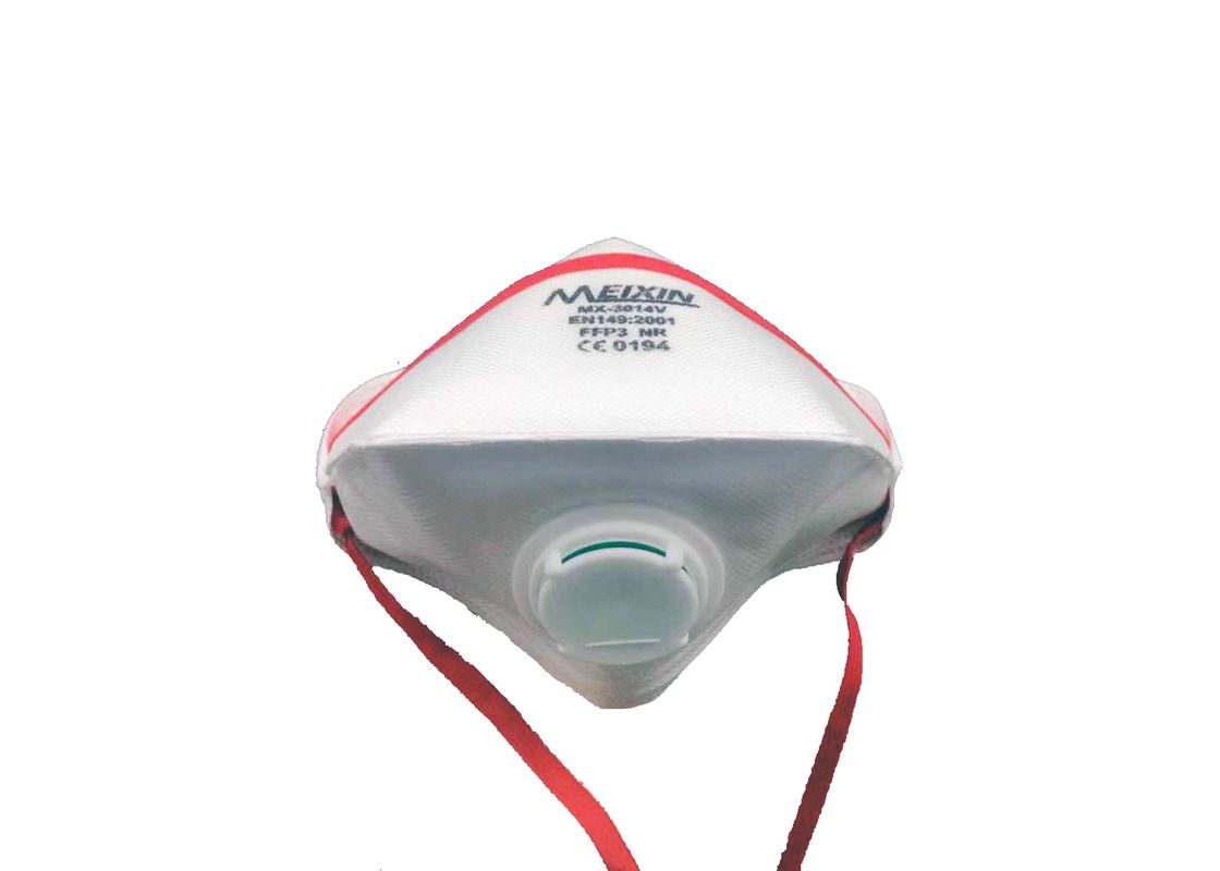 FFP2V Foldable Dust Mask With Valve Economical Low Breathing Resistance supplier
