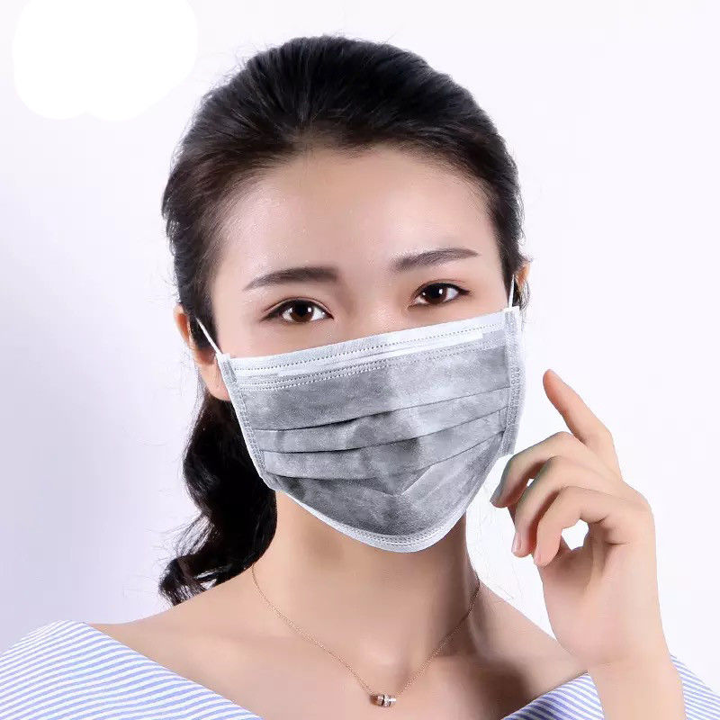 Easy Wearing Disposable Dust Mask Elastic Ear Loops 3 Folder Comfortable Design supplier